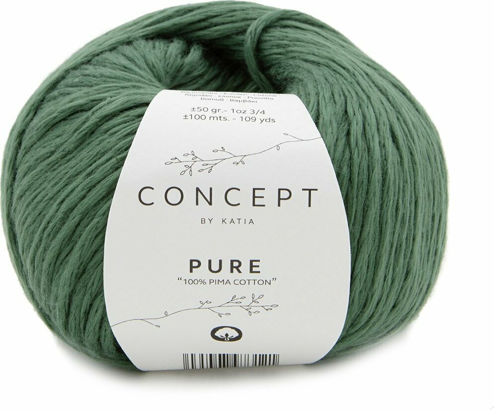 Katia Pure 80 pullonvihreä