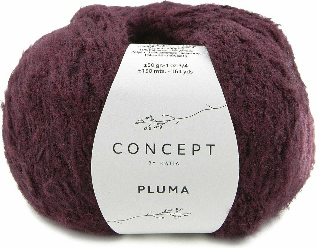 Katia Pluma ja Pluma degrade 078 burgundi