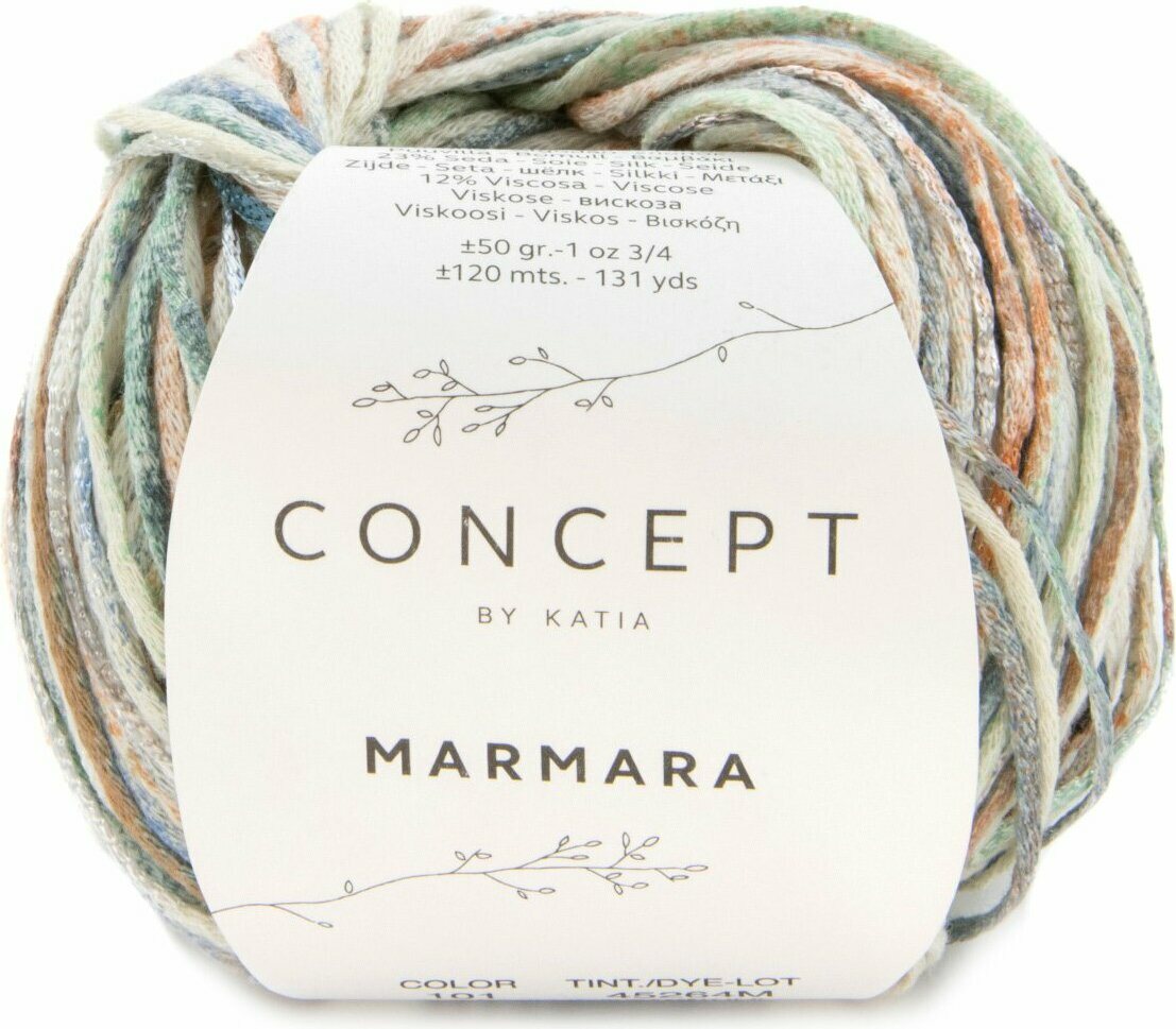 Katia Marmara 101 siniset, turkoosit, oranssit