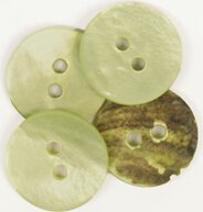 Drops Design helmiäisnappi 15mm Vihreä