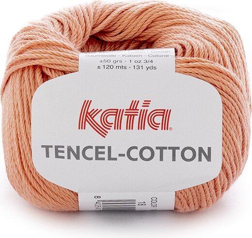 Katia Tencel-Cotton 18 Lohenpunainen poistuva väri