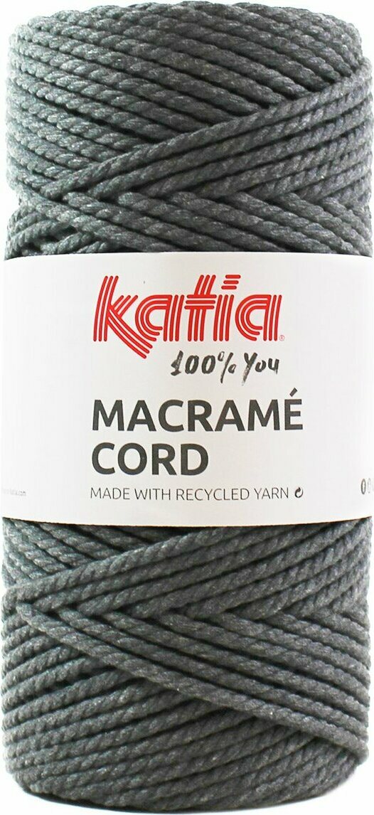 Katia Macrame Cord 103 tummanharmaa