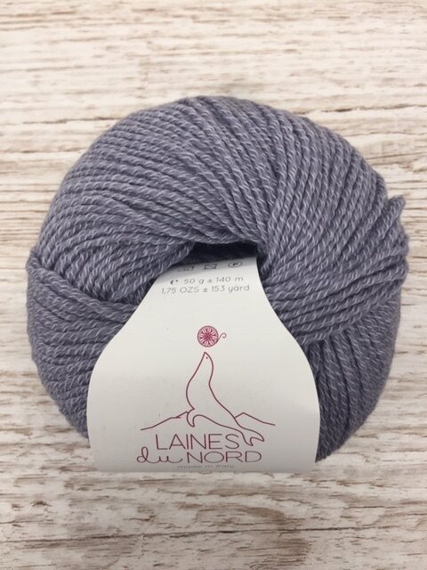 Laines du Nord Spring Wool 8 siniharmaa
