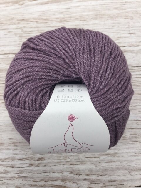 Laines du Nord Spring Wool 9 tumma lila
