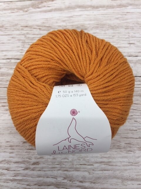 Laines du Nord Spring Wool 15 appelsiini