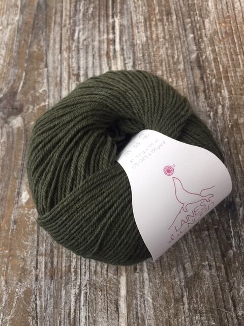 Laines du Nord Eco Baby 24 metsänvihreä