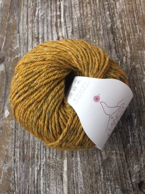 Laines du Nord Aran Tweed 9 sinappi