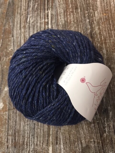 Laines du Nord Aran Tweed 5 upea sininen