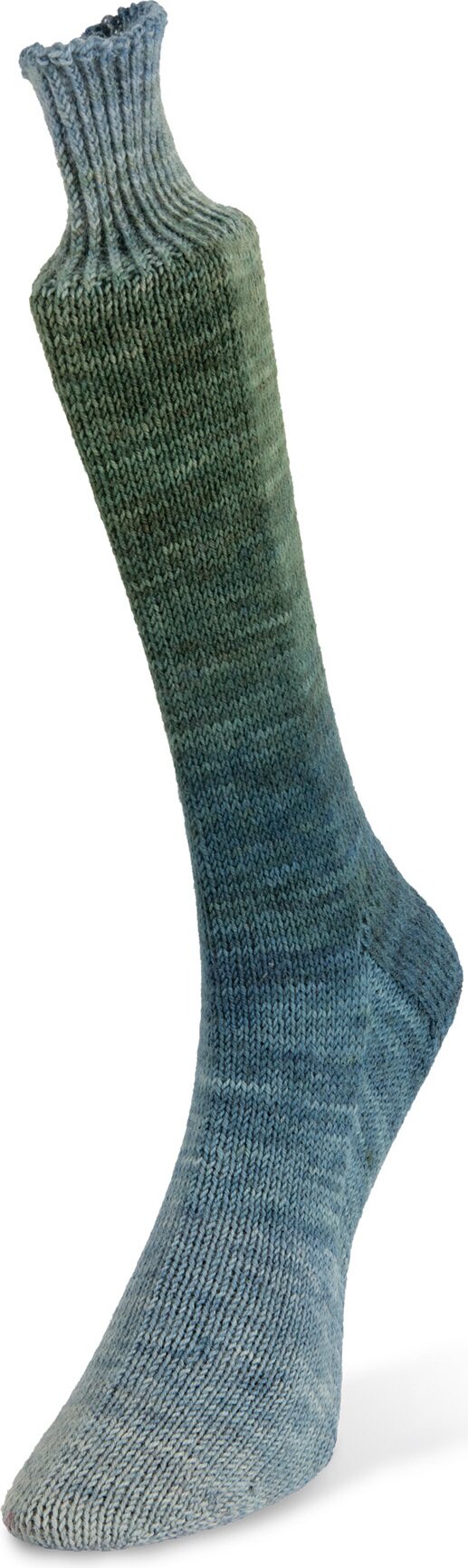 Laines du Nord Watercolor sock 101 sini-vihreät