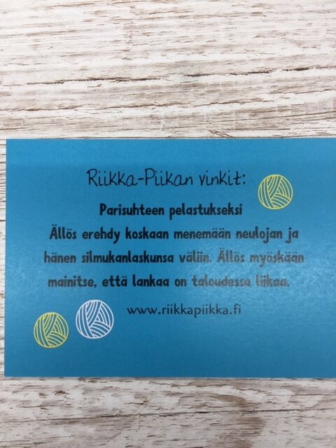 Meijän omat kortit Riikka-Piikan vinkit