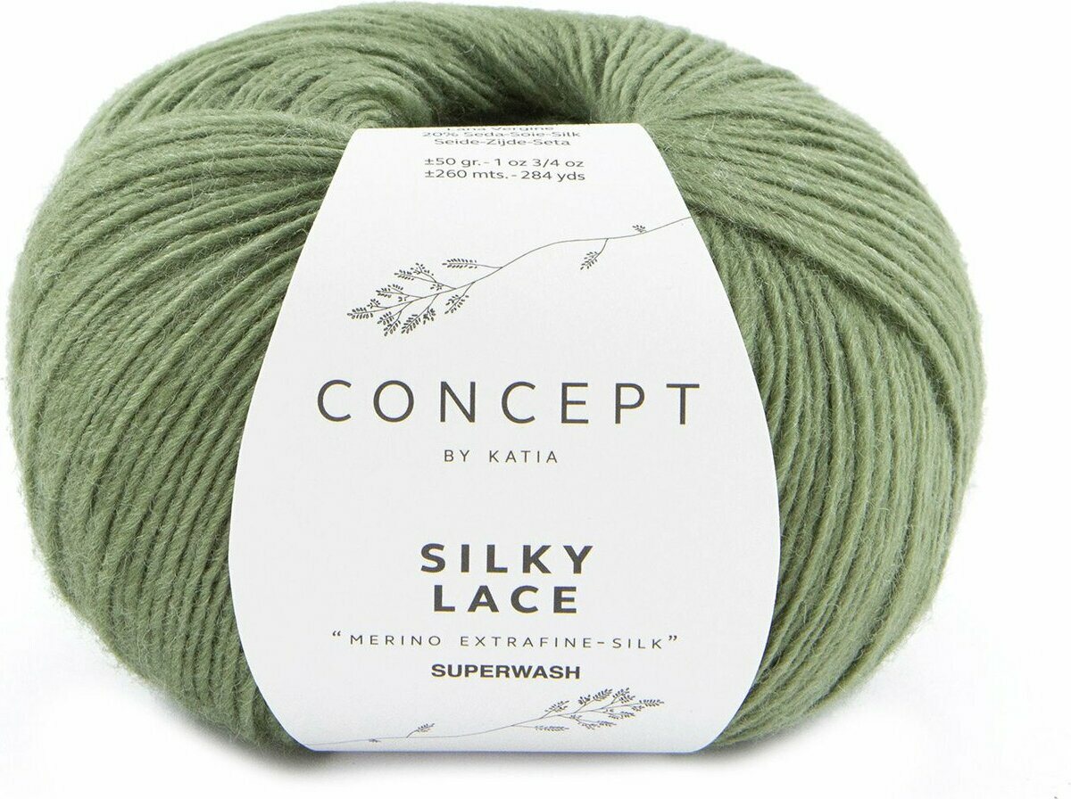 Katia Silky Lace 186 metsänvihreä