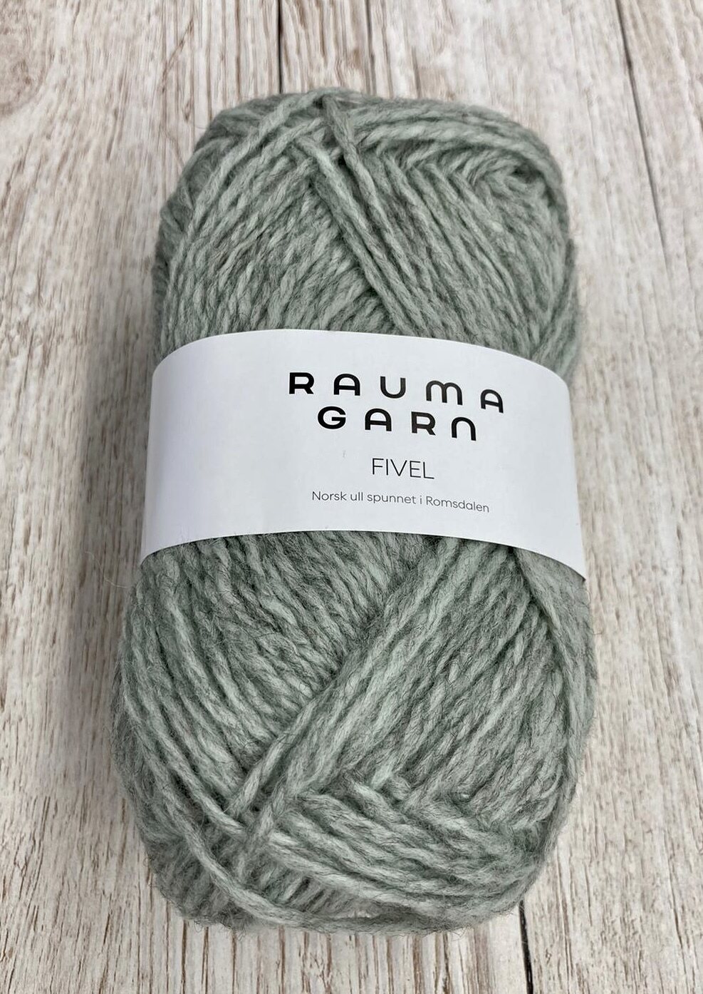 Rauma Garn Fivel 301 meleerattu mintunvihreä