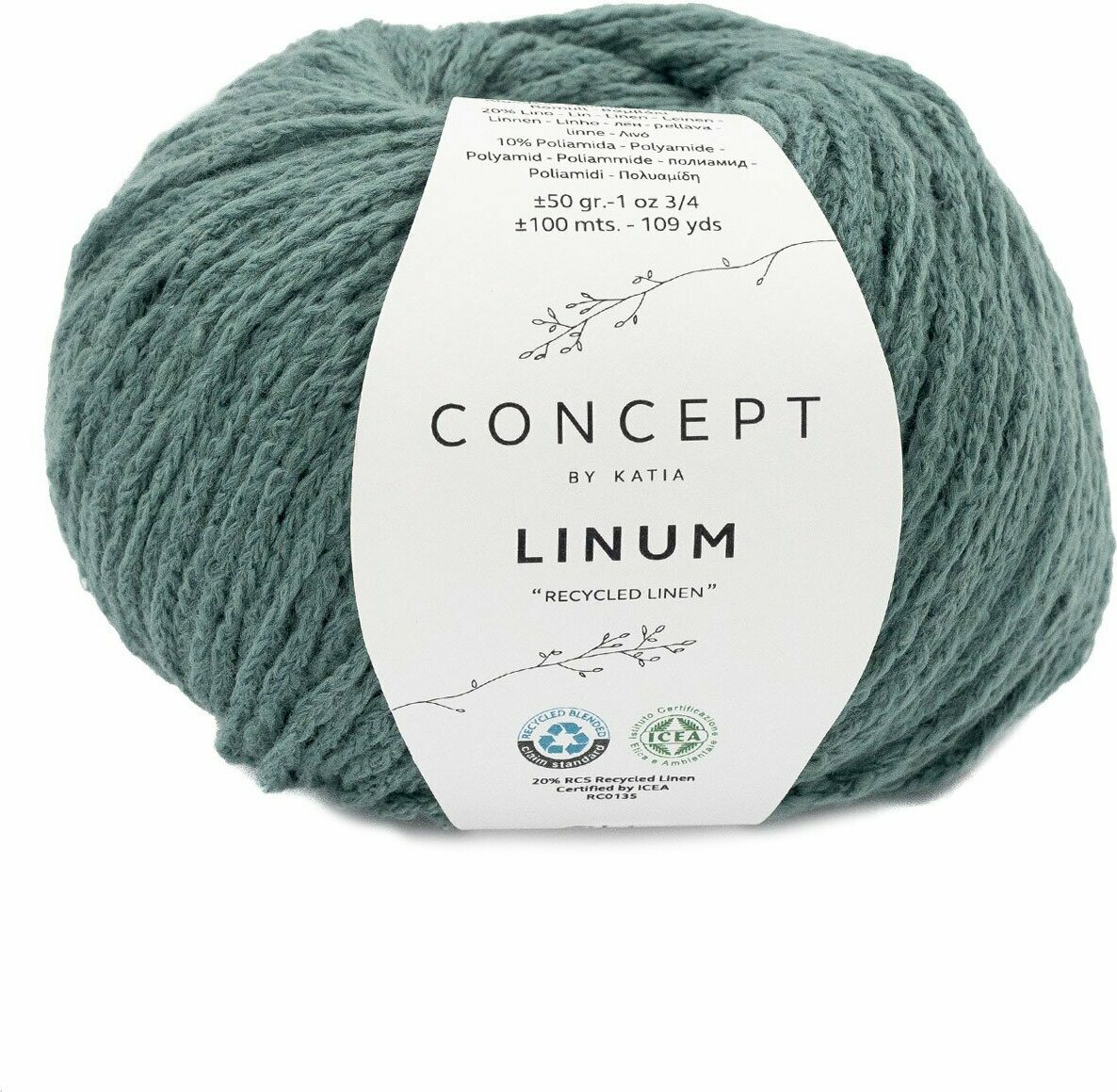 Katia Linum 64 vedenvihreä