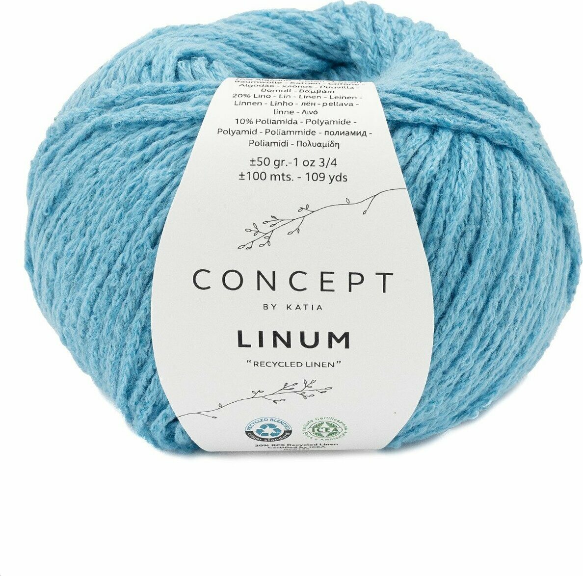 Katia Linum 65 kaunis sininen