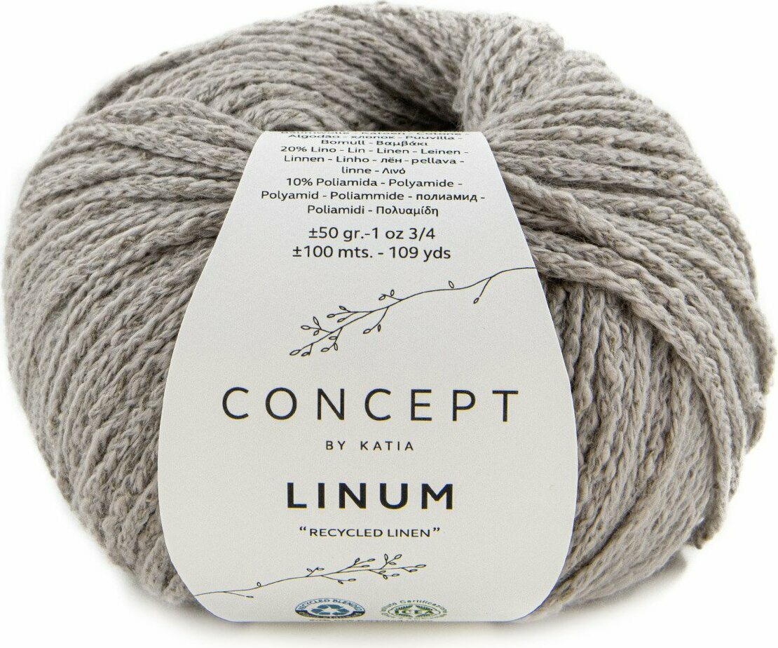 Katia Linum 59 harmaa