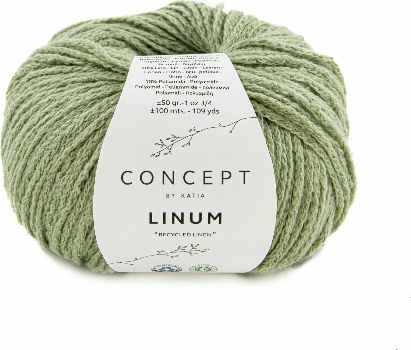 Katia Linum 53 vaaleanvihreä