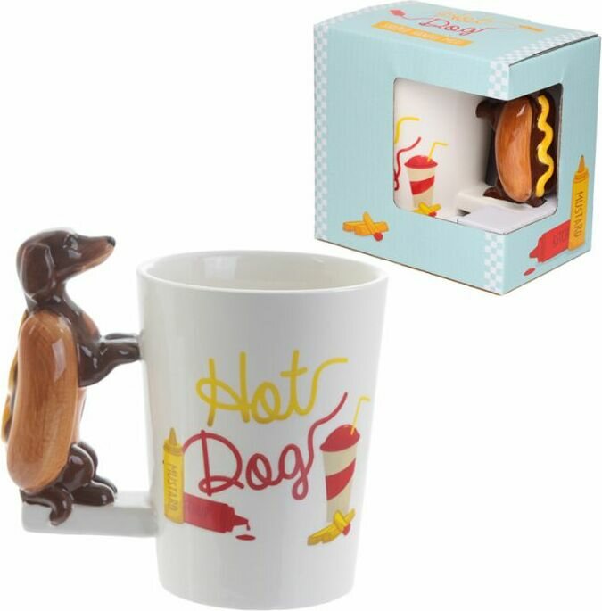 Päheät mukit Mäyräkoira Hot Dog