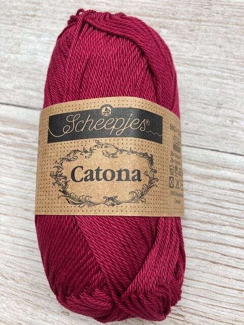 Scheepjes Catona 50 g 517 Ruby