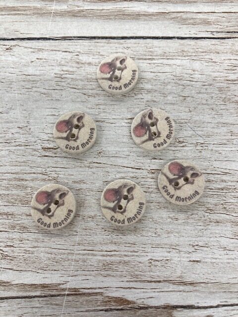 Vauvojen ja lasten napit Good morning 15mm