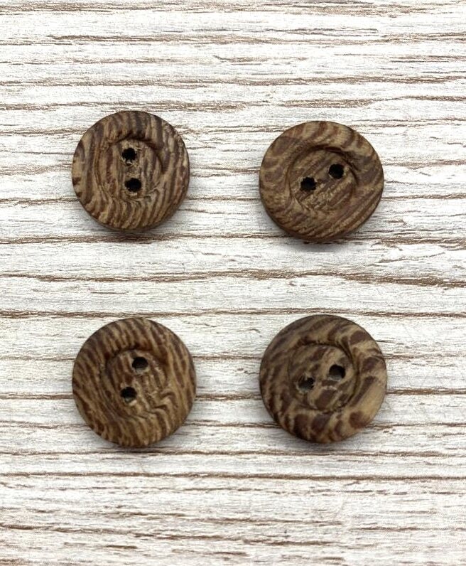 Puiset napit Kirjavapintainen 15mm