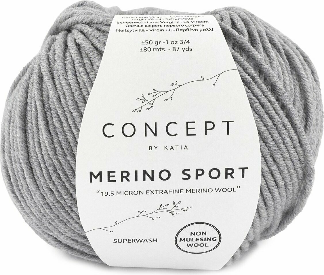 Katia Merino Sport 401 keskiharmaa