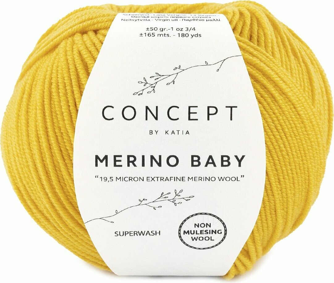 Katia Merino Baby 153 Keltainen