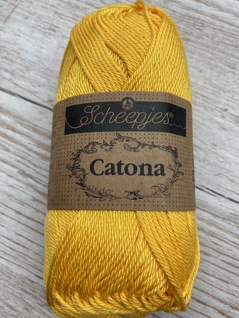Scheepjes Catona 50 g 208 Yellow Gold