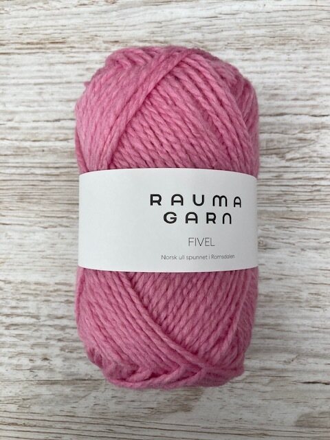 Rauma Garn Fivel 15 roosa