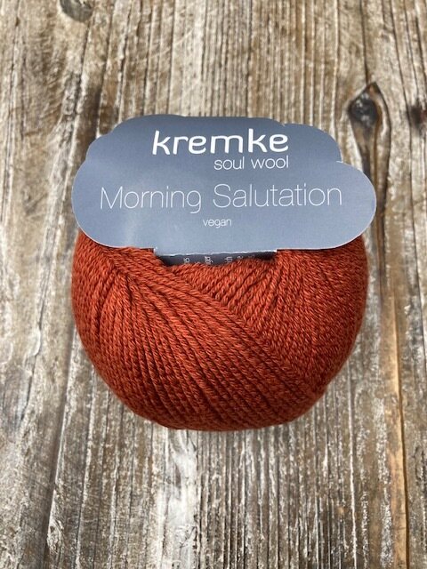 Kremke Soul Wool Morning Salutation Vegan 24 ruosteenpunainen
