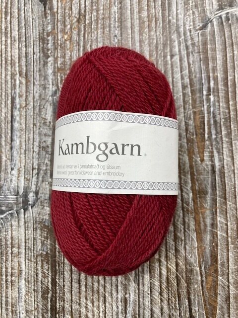 Istex Kambgarn 0958 kirsikanpunainen