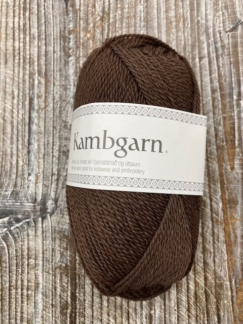 Istex Kambgarn 9652 tummanruskea