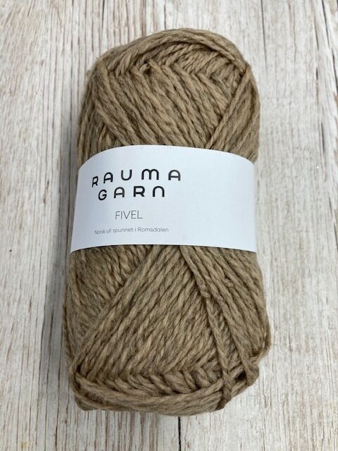 Rauma Garn Fivel 302 meleerattu beige