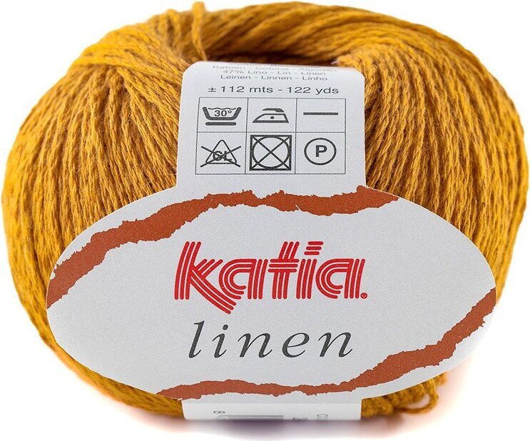 Katia Linen 26 sinappi