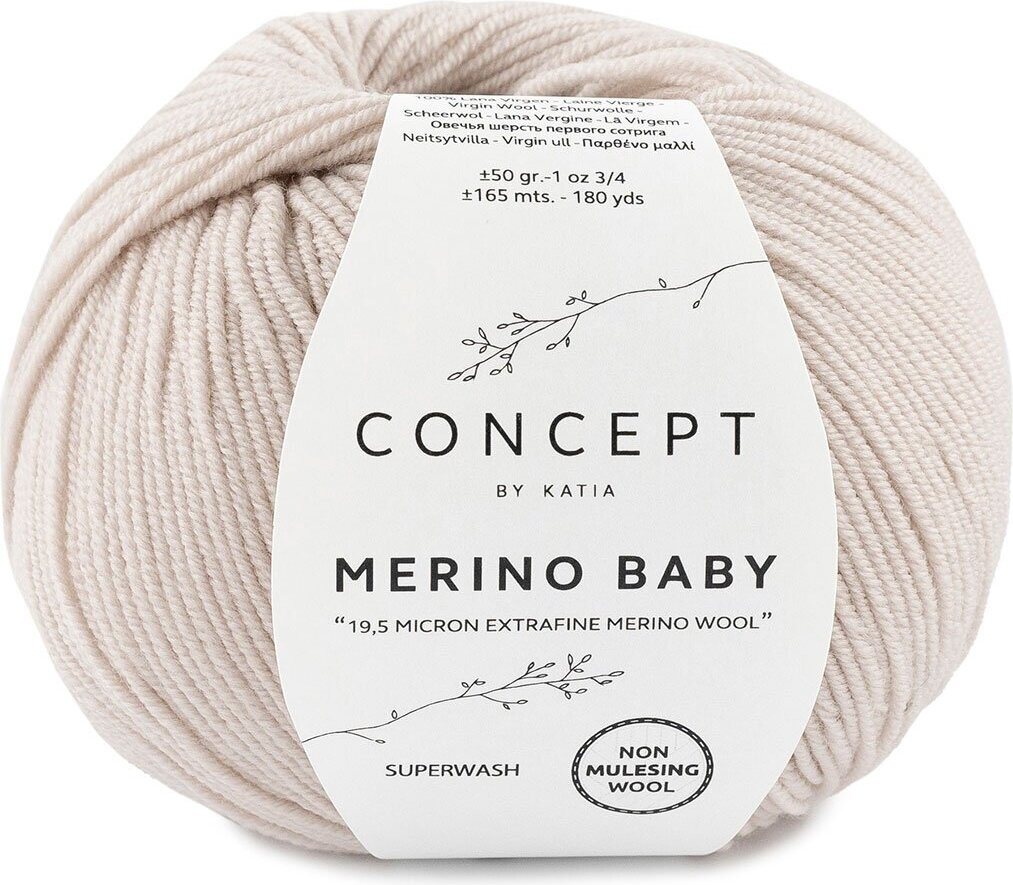 Katia Merino Baby 27 vaalea beige