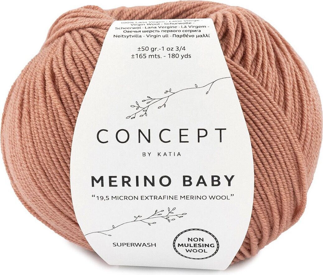 Katia Merino Baby 98 terracotta
