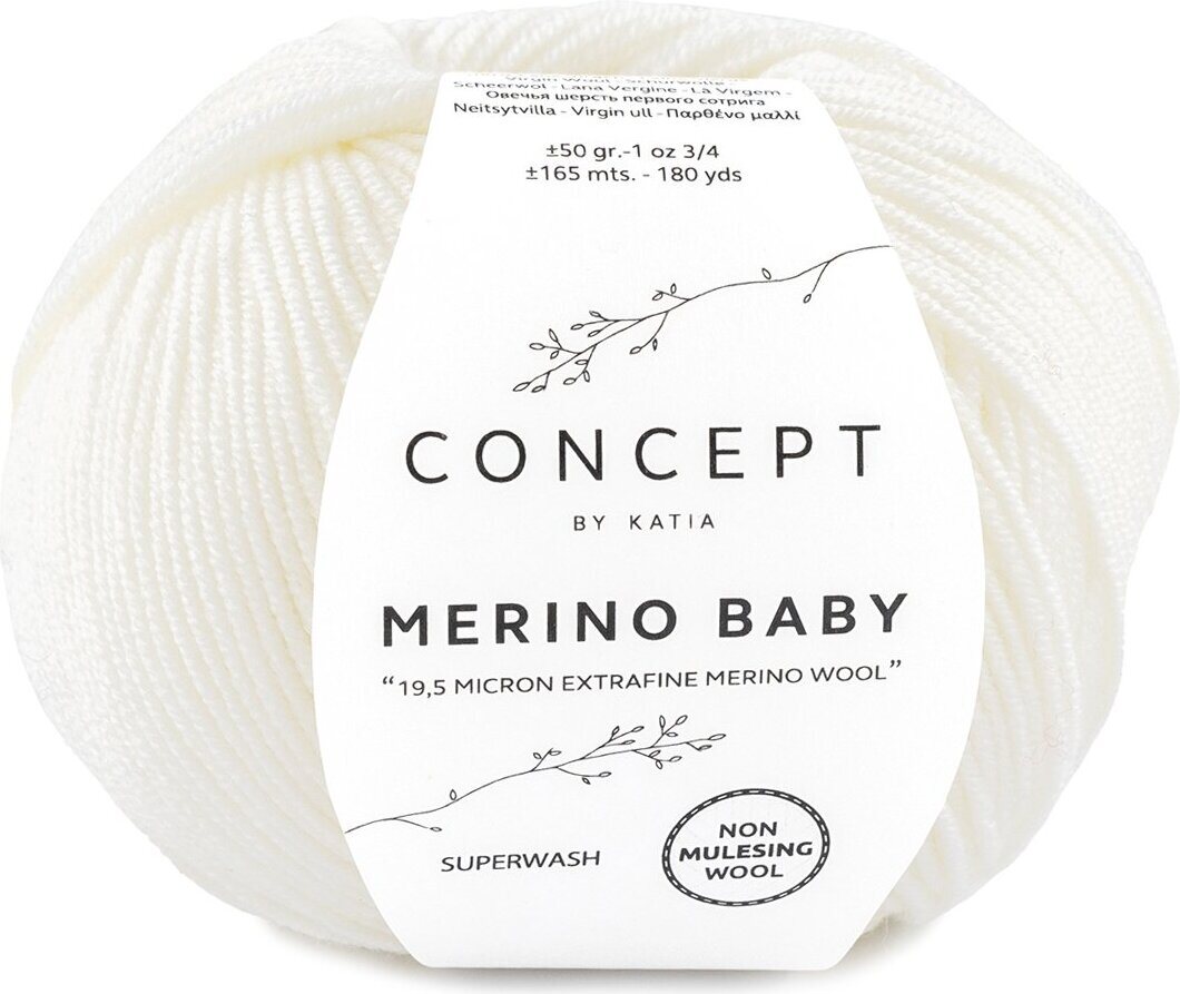 Katia Merino Baby 01 valkea