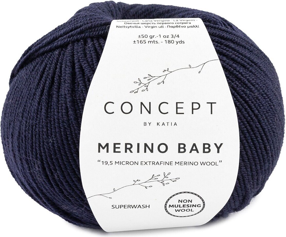 Katia Merino Baby 5 tummansininen