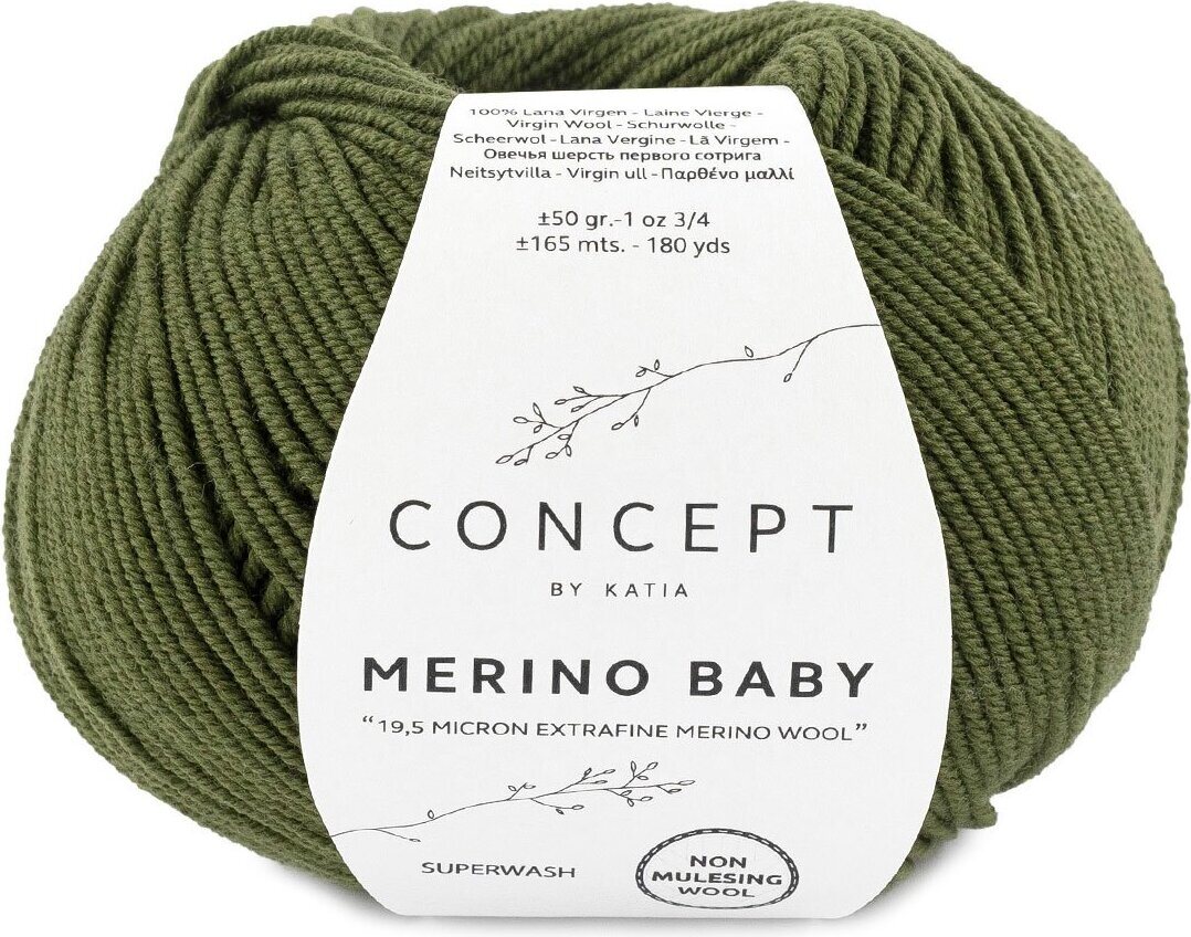Katia Merino Baby 26 Tummanvihreä