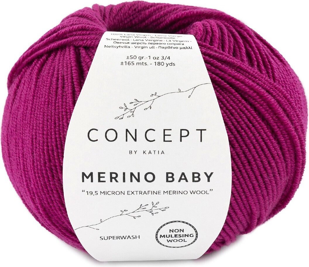 Katia Merino Baby 61 viininpunainen