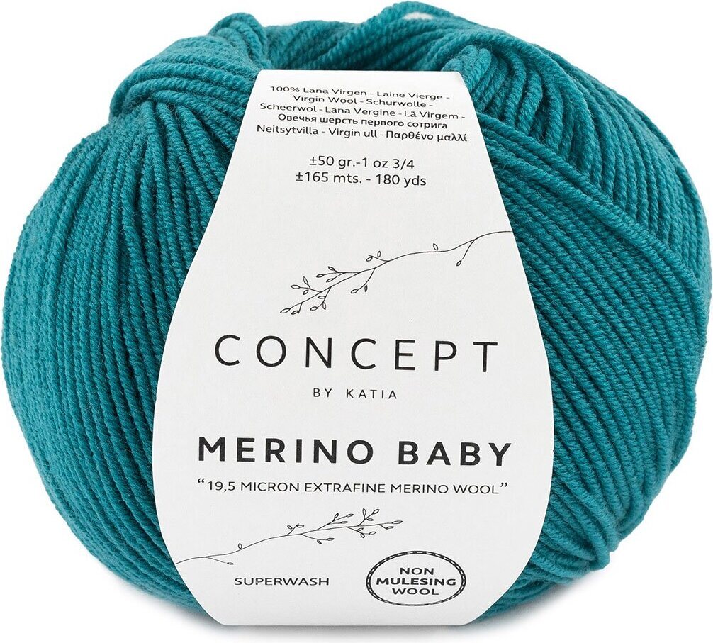 Katia Merino Baby 75 vihertävä petrooli