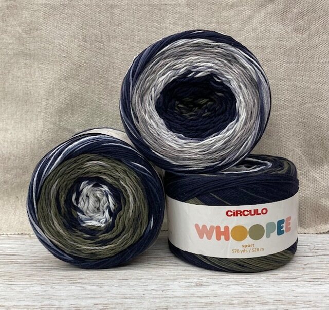 Circulo Whoopee Musta-valkea-vihreä