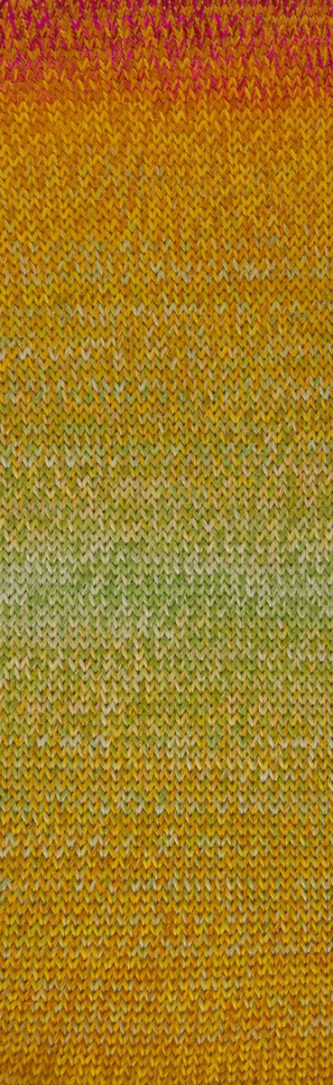 Laines du Nord Andina color 2 kelta-pinkki-vihreä