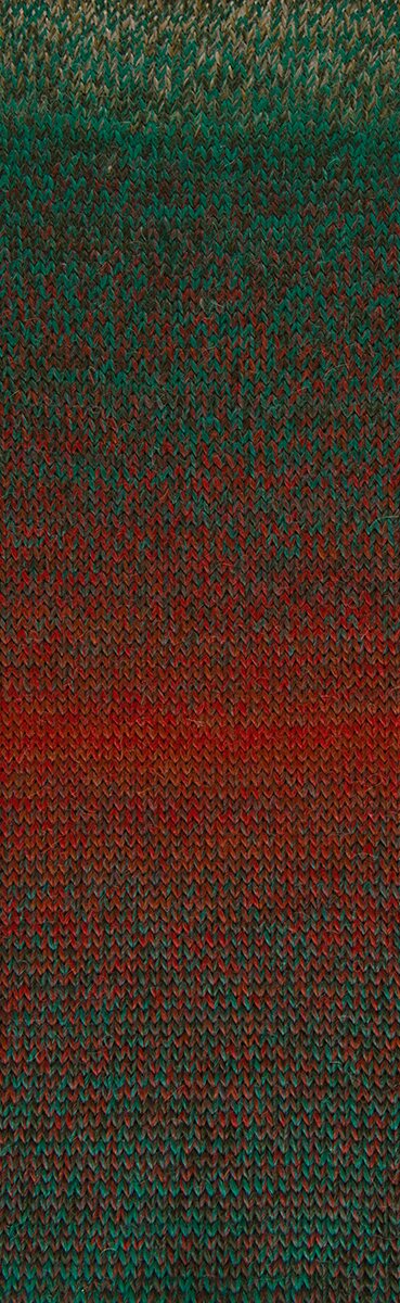 Laines du Nord Andina color 6 turkoosi-puna-harmaa