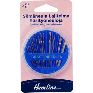 Hemline Silmäneula lajitelma, käsityöneuloja