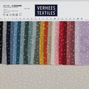 Verhees Textiles Double gauze, Little dots