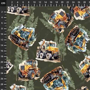 Stof Työkoneet, vihreä, pala 1 m