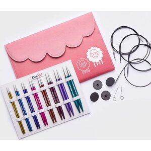Knit Pro Zing Deluxe pyöröpuikkosetti 13 cm