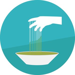 Käsinvärjätyt langat